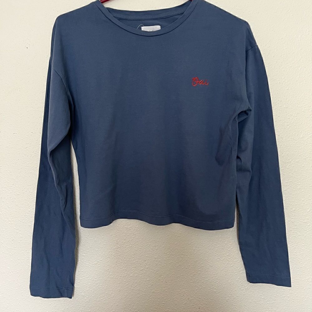 Isa & Ella Women's Cropped Long Sleeve Top size M